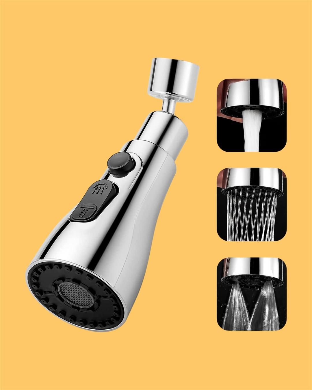 TapTwist™ – Flexible Tap Extension | Rotate, Rinse & Save Water | Easy Fit for Any Sink