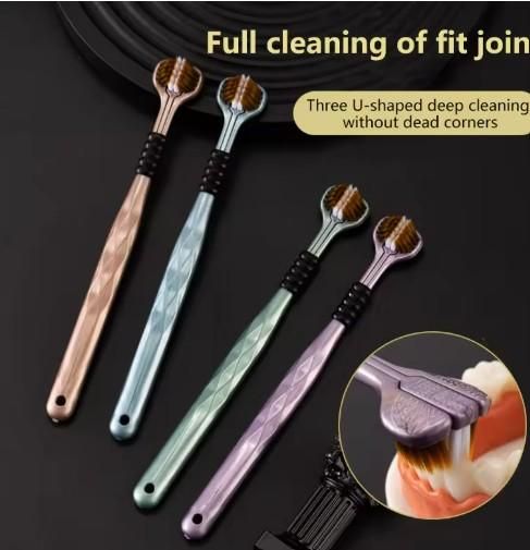 3 SIDED TOOTH BRUSH (BUY 2 GET 2 FREE)